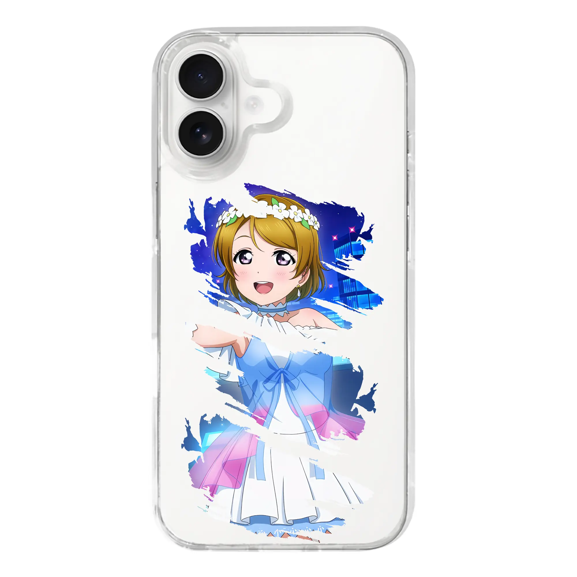 Love Live! グッズ,小泉花陽 - iPhone 17シリーズ 透明スマホケース – 薄型・耐衝撃・精密フィット保護カバー